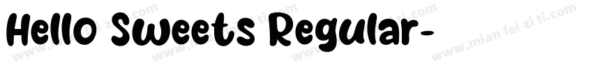 Hello Sweets Regular字体转换